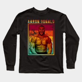 Aaron Donald | Retro Long Sleeve T-Shirt